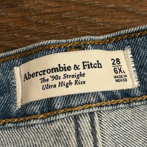 Abercrombie & Fitch Blue Straight Leg Jeans